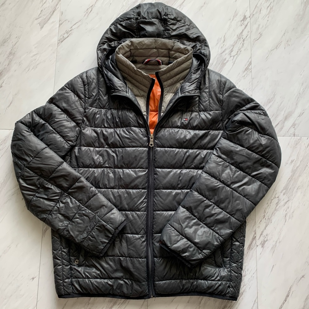 Tommy Hilfiger double zip puffer jacket